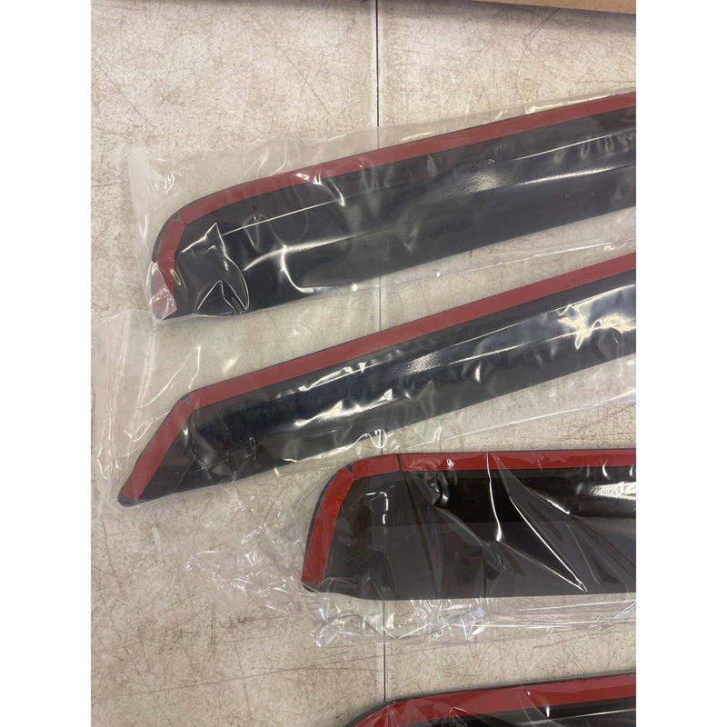 YQAUTEC Window Rain Guards Shield X00465D783 SEE DETAILS FOR COMPATIBLE CARS