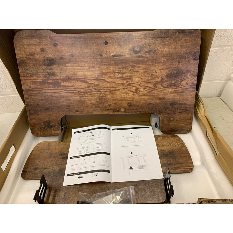 Flexispot Standing Desk 31" RUSTIC COLOR Office Desk Keyboard Tray SEE DETAILS