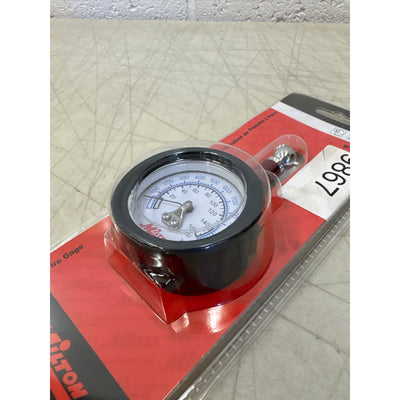 Milton Industries Single Head Chuck Dial Tire Gauge, Tire Pressure, 0-160 PSI