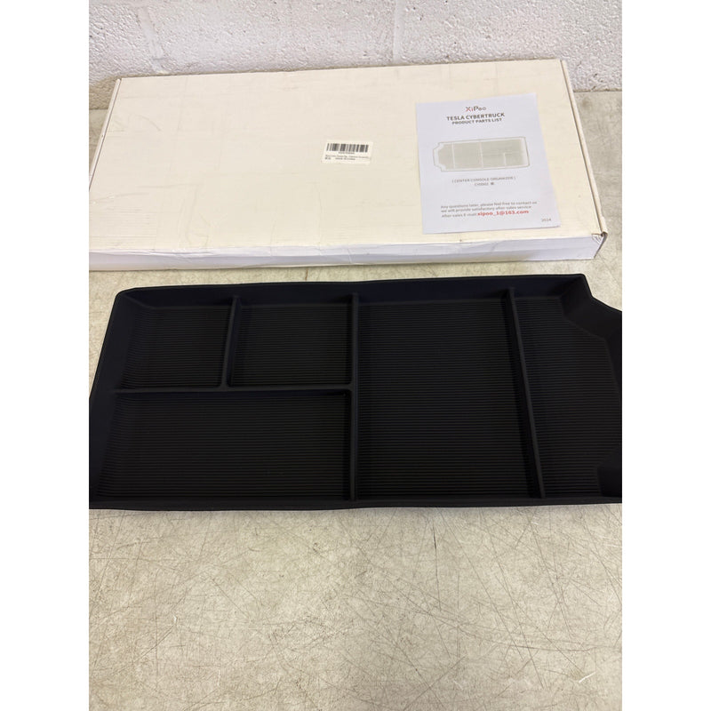 XiPoo Cybertruck Lower Center Console Organizer Tray Black - 2024+