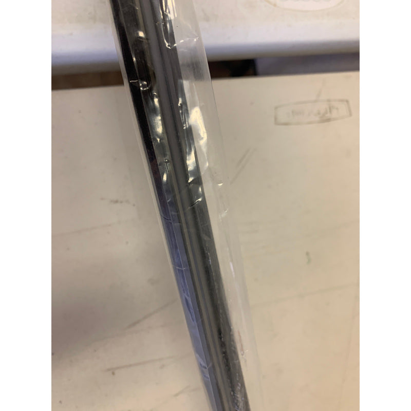 (18 Units) 5/16Dx7/16Wx48"L Black Plastic Uneven Leg Angle Moulding w Adhesive
