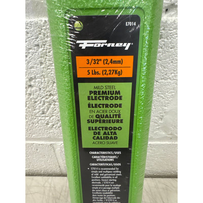 Forney E7014, 3/32 Inch by 5 lbs. Steel Electrodes, Welding Tools - 32005