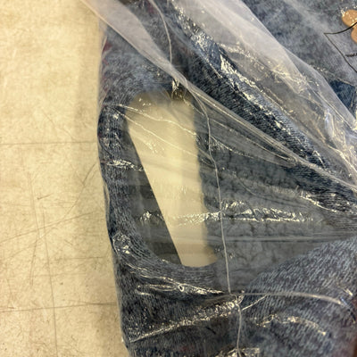 Koolaburra by UGG Pet Flannery Half Zip Dog Vest - 20-21" Collar, Blue - XL