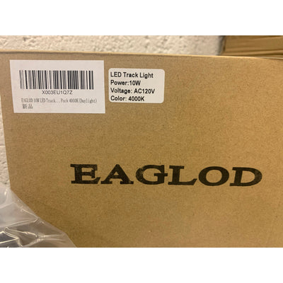 6-PACK EAGLOD 10W LED Track Lighting Heads,Halo H-Type Light Heards,36°Accent