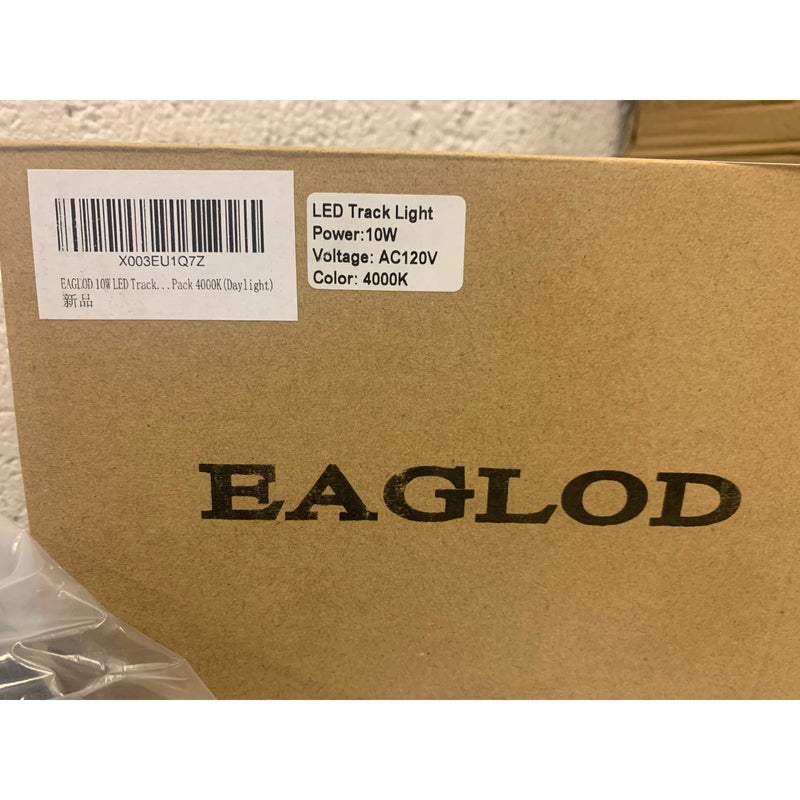 6-PACK EAGLOD 10W LED Track Lighting Heads,Halo H-Type Light Heards,36°Accent