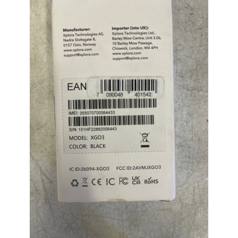 Xplora XGO3 Kids Smart Watch Cell Phone GPS Tracker, Bundle - Black