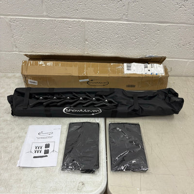 ShowMaven Background Stand 8.5ft H x 10ft W Adjustable Photo Backdrop Stand