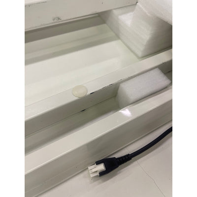 FlexiSpot Standing Desk 48"x24" Electric 6-Button, White, E9W COSMETIC BLEMISHES