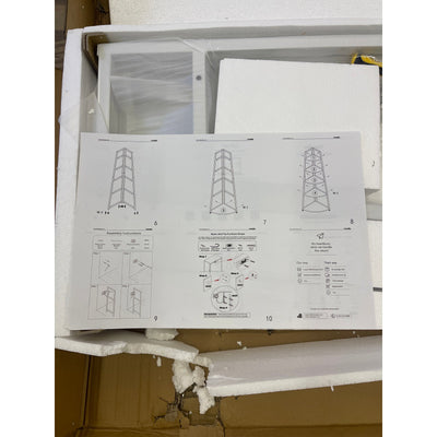 Tribesigns 5-Tier Corner Shelves 70" Tall Corner Ladder Shelf Bookshelf White