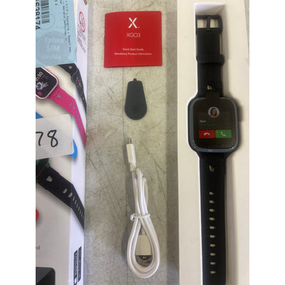 Xplora XGO3 Kids Smart Watch Cell Phone w GPS Tracker, Bundle - Black