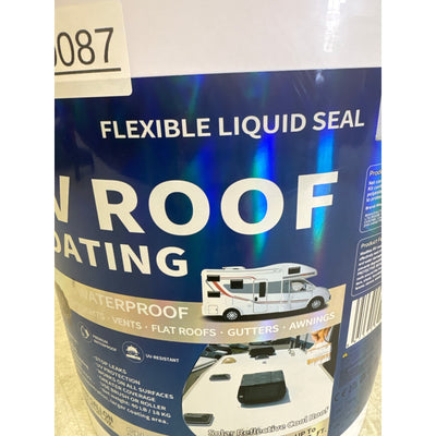 Wadities RV Roof Coating White, Waterproof Solar Reflective Sealant, Flexible RV