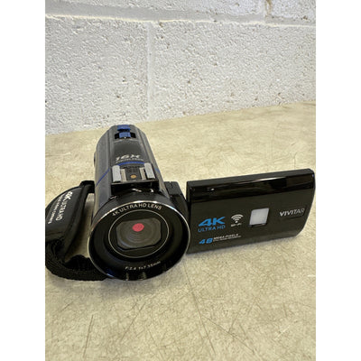 Vivitar 4K Digital Camcorder 16x Zoom , WIFI, Touch Screen, Rechargeable, Black