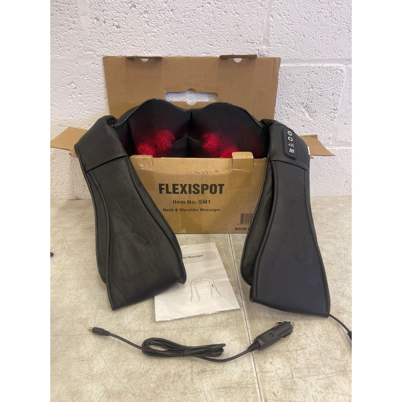 Flexispot Neck and Shoulder Massager, Heated 3 Speed Bi-directional movement SM1