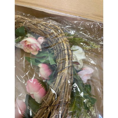 Set-of-5 Flower Wreaths for Door Hook, Decoration, Seasonal, Spring Decor