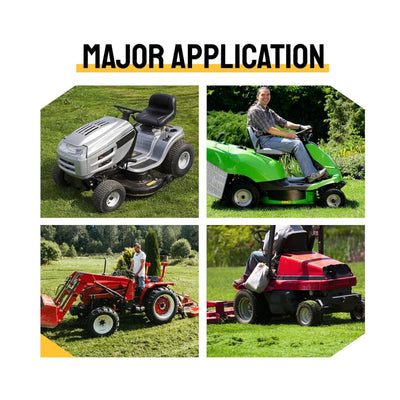 2-PACK Million Parts 16x6.50-8 Turf Tires 4 Ply for Garden Tractor Lawn Mower