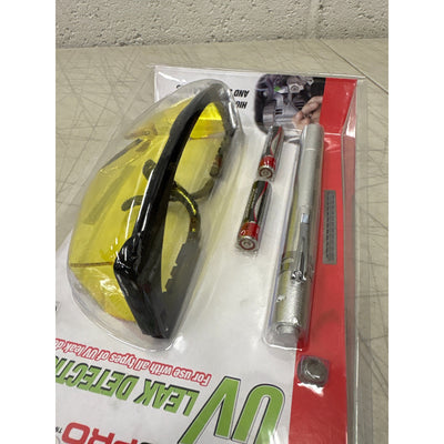Certified A/C Pro UV Leak Detection Kit UV Light with Safety Glasses Auto Tools