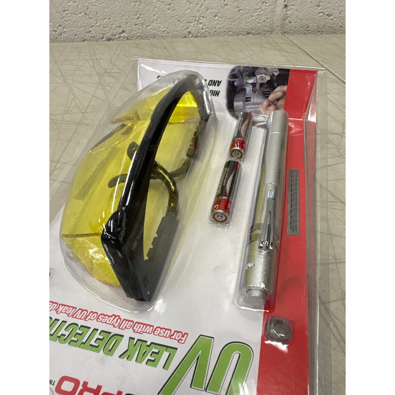 Certified A/C Pro UV Leak Detection Kit UV Light with Safety Glasses Auto Tools