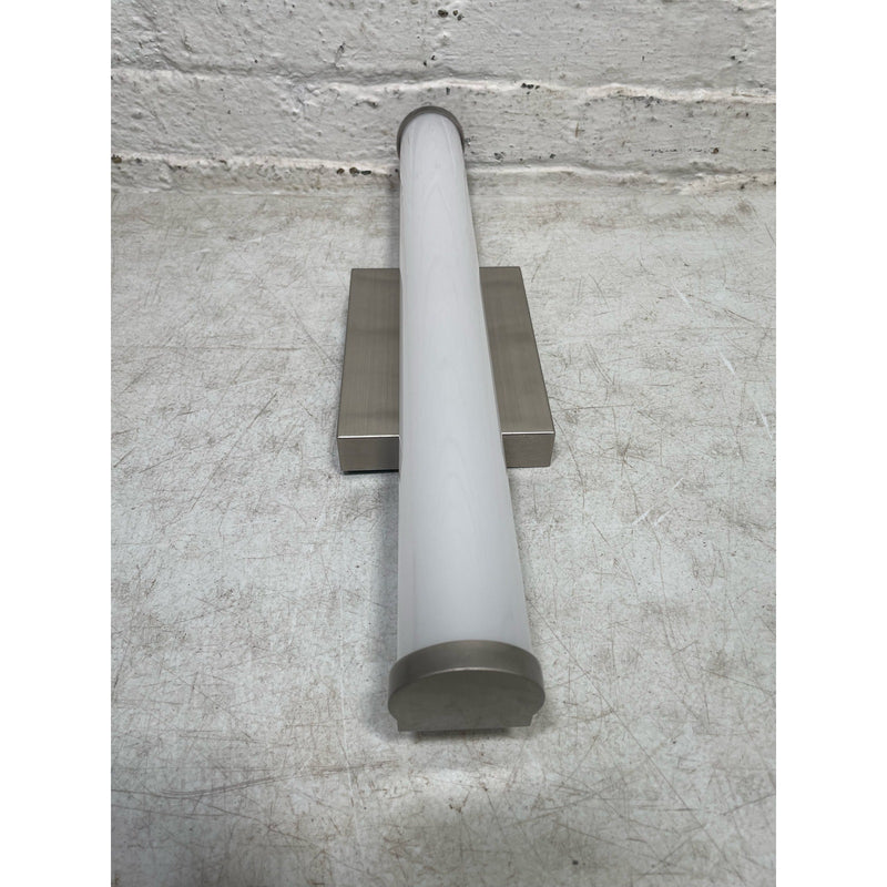 Luminaria de pared para tocador ASD LED de 18 pulgadas, 3 CCT, regulable, níquel