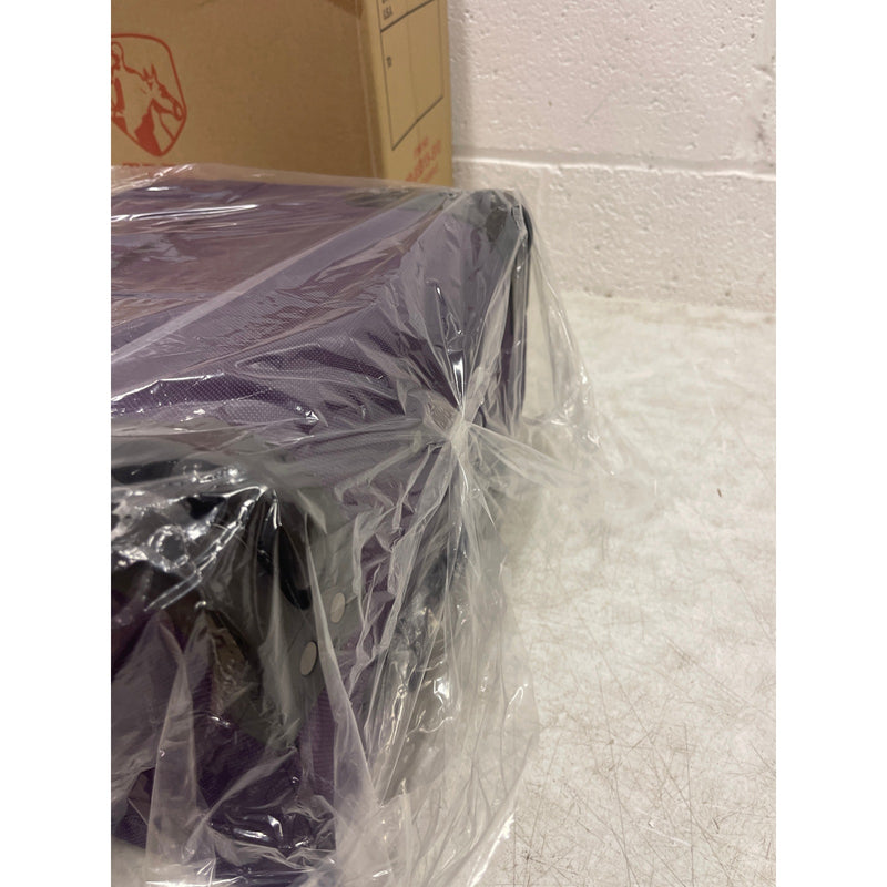 Equipaje de mano inteligente TPRC de 15" con puerto de carga USB debajo del asiento - Morado