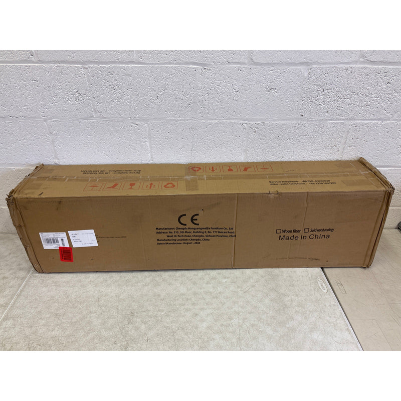Floating TV Stand in Solid Wood, 52&