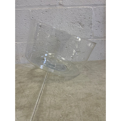 Barski Cake Dome Euorpean Quality Glass Large w Opal White Knob 11.5" Diameter