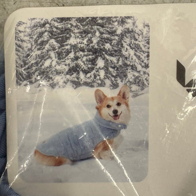 Koolaburra by UGG Pet Melly Vest Dog Jacket / Sweater 17-18" Collar, Blue, Large