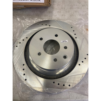 SET-OF-2 Power Stop Brake Rotors, Front Wheel, Drilled And Slotted, JBR1300XR