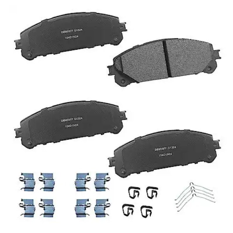 Carquest Premium Gold Brake Pads w Hardware, Front, Lexus, Toyota 10-20 GMKD1324