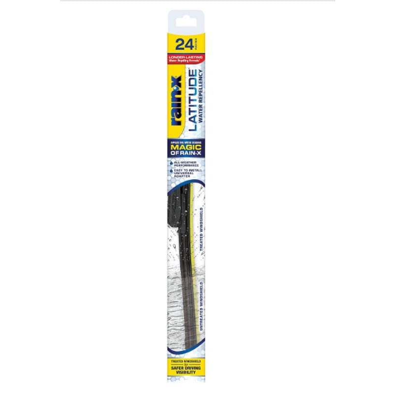 Rain-X 5079280-2 Latitude 2-In-1 Water Repellent Wiper Blades, 24" Pack of 1