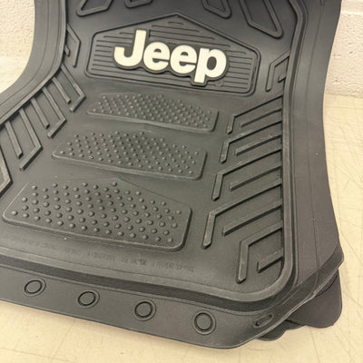 Plasticolor Jeep Weatherpro 4-Piece Floor Mat Set; Universal Fit - Black