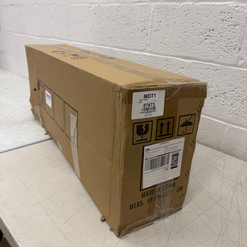 70in Ceiling Fan Without Light, 3 Wooden Blades with Black Base, Remote Control