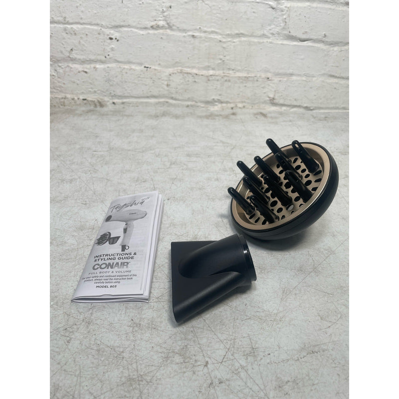 Tayshia Conair Tourmaline Ceramic Pro All Hair Types Hair Dryer With Less Frizz