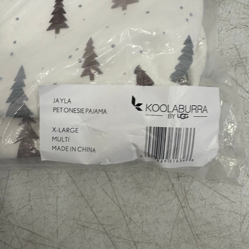 Koolaburra by UGG Pet Jayla Pajama Shirt for Dog 20-21" Collar Tree Design - XL