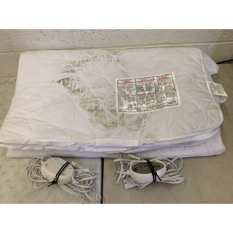 Degrees Of Comfort Queen Heated Mattress Pad with 2 Controllers