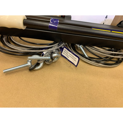 FLEXIMOUNTS Garage Lifting Storage Rack, 4x4' Metal 300lbs MISSING HARDWARE