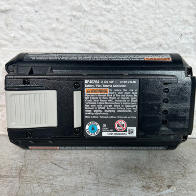 RYOBI 40-Volt Lithium-Ion 2.0 Ah Battery 40204