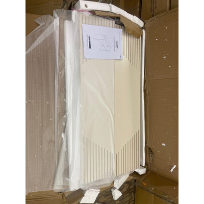 Mostrador de recepción Tribesigns de 120 cm, moderno mostrador de recepción para oficina, LEER