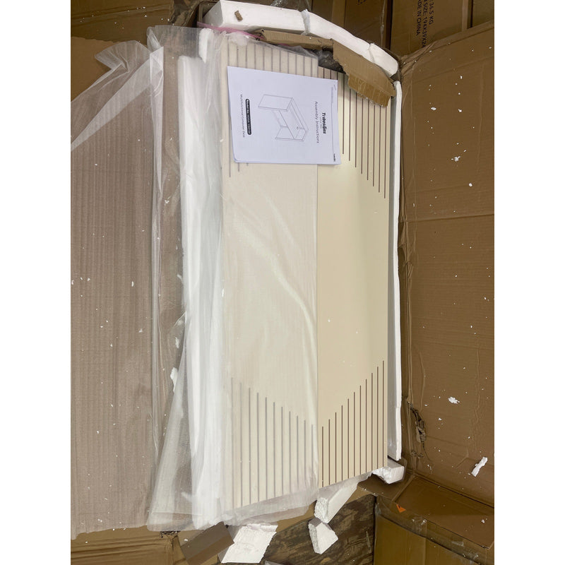 Mostrador de recepción Tribesigns de 120 cm, moderno mostrador de recepción para oficina, LEER