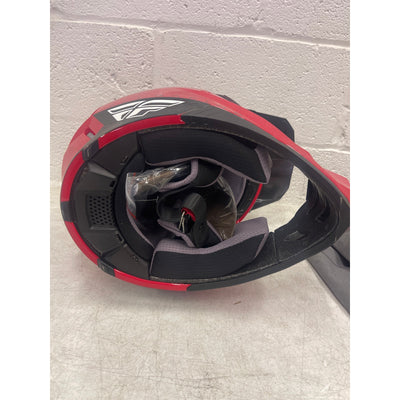 Fly Racing LARGE Formula CP Matte Black Helmet, Lightweight, Vents, RED/BLACK