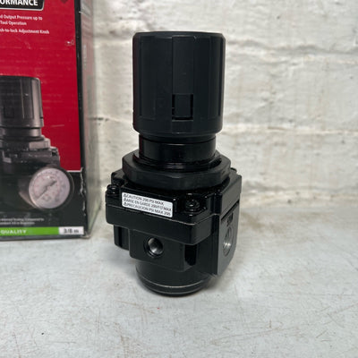 Husky 3/8 in. High Performance Air Regulator, 0-150 PSI, MISSING GAUGE