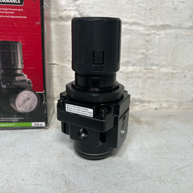 Husky 3/8 in. High Performance Air Regulator, 0-150 PSI, MISSING GAUGE