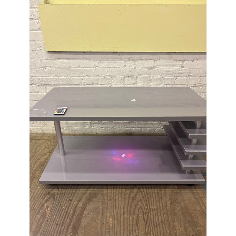 Coffee Table 39.5 L x 20 H x 20 W Inches, TV Stand, Living Room Furniture Gray