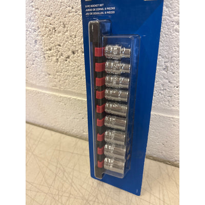 DieHard 3/8" Drive 6-Point Socket Set, SAE, 9-Piece, Hand Tools - DHP55246