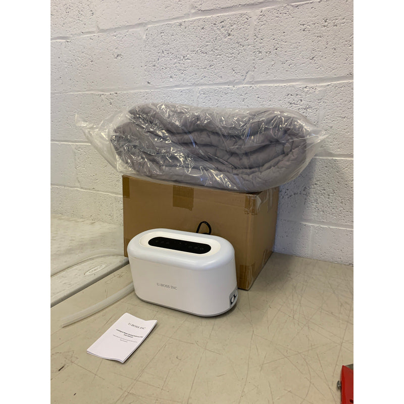 U-BOSS INC Water Heated Mattress Pad for Beds with Timer, Gray, 60" x 70" QUEEN