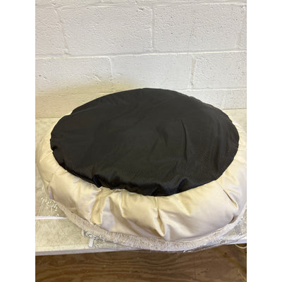 Koolaburra by Ugg Donut Dog Bed for Medium Size, 28" Round Non-Slip, Soft Fuzzy
