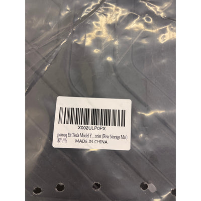 Powoq Fit Tesla Model Y Rear Storage Mat Cargo Liner for 2020-22 Black