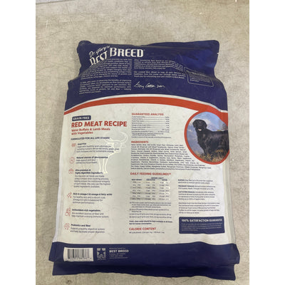 Best Breed Dr. Gary's Grain Free Red Meat Recipe Slow-Cooked in USA - 13lbs