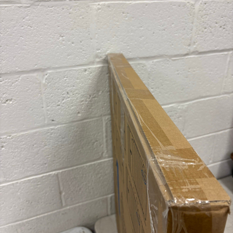 Cumbor 29.7-57" Wide Baby Gate Self Closing Dog Gate Pressure Mounted - White