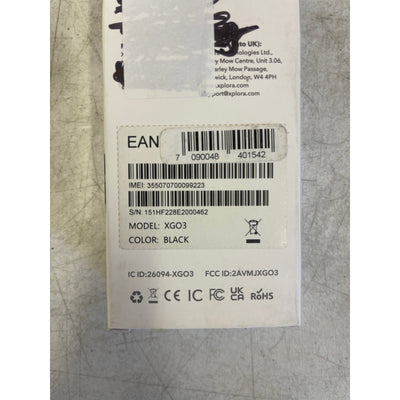 Xplora XGO3 Kids Smart Watch Cell Phone GPS Tracker - Black with SIM Card