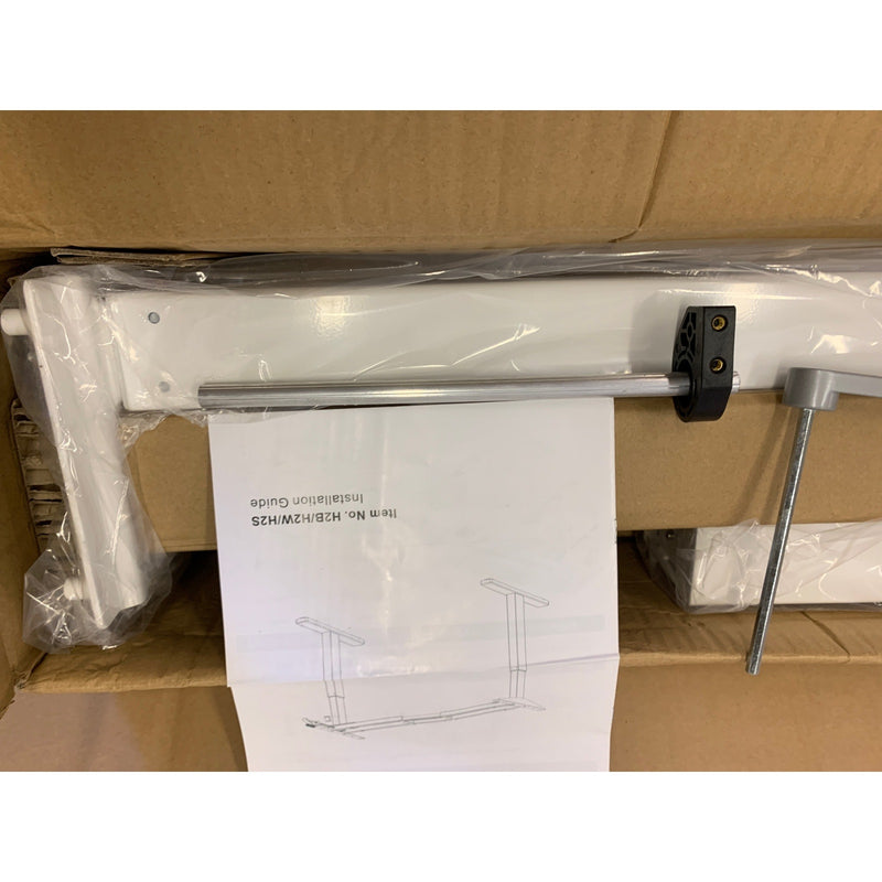 Flexispot Standing Desk Frame, Hand Crank for Height Adjustment White H2W